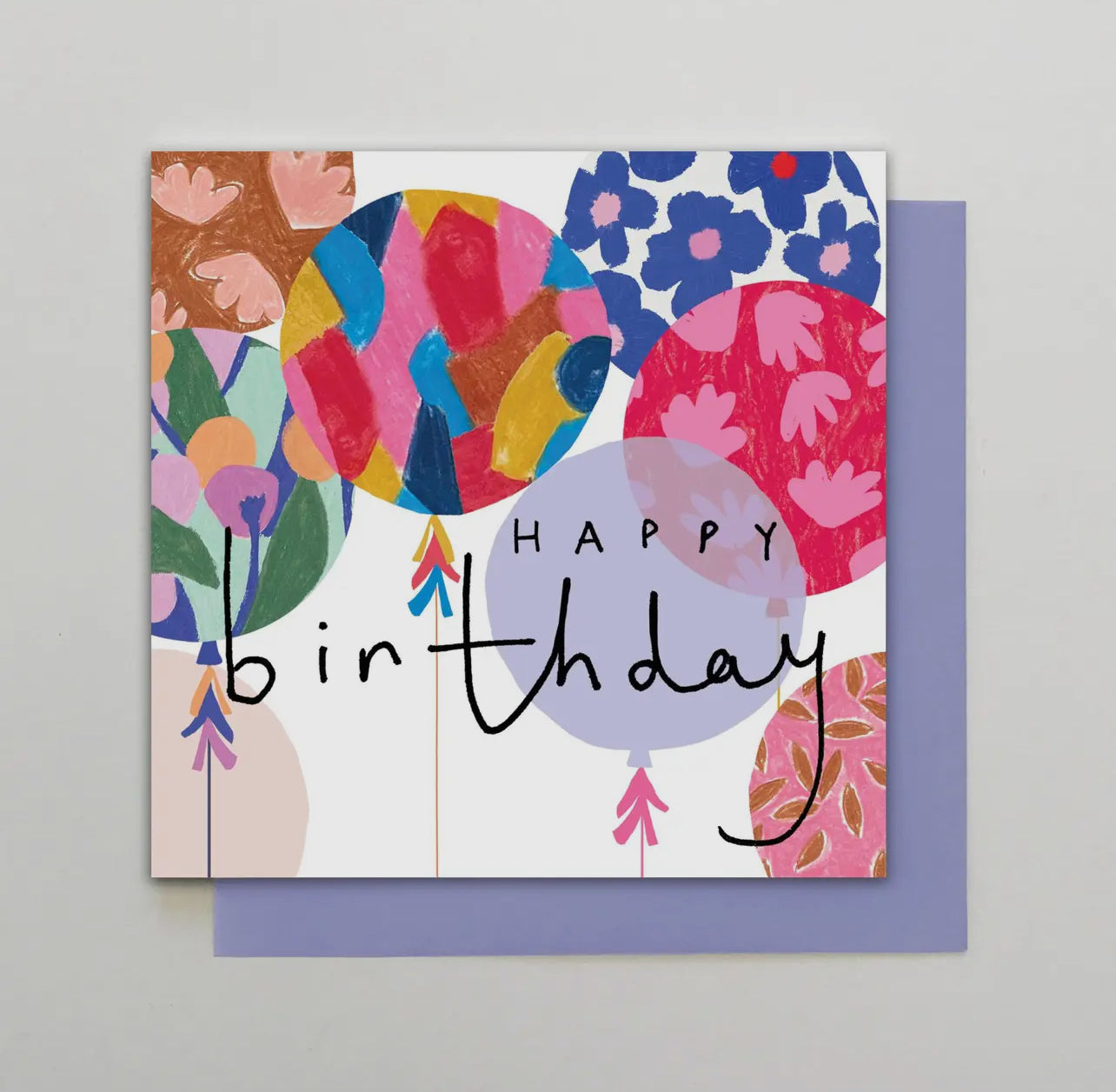 Happy Birthday Colourful Birthday Balloons
