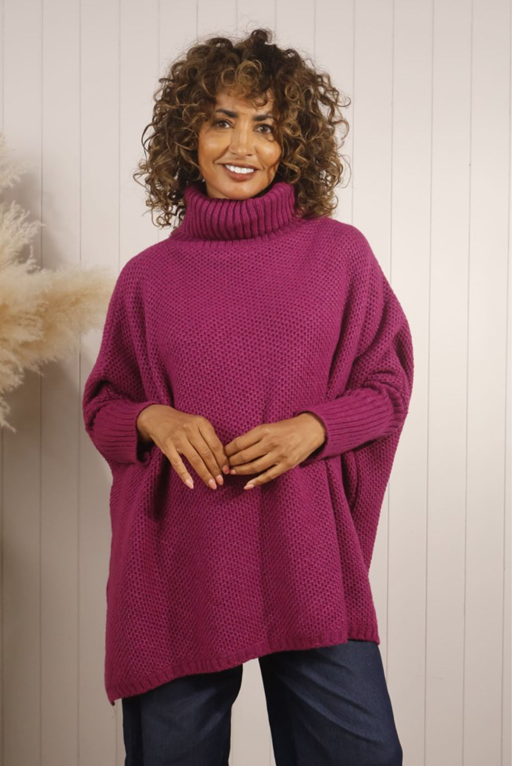 Turtle Neck Mixed Wool Jumper