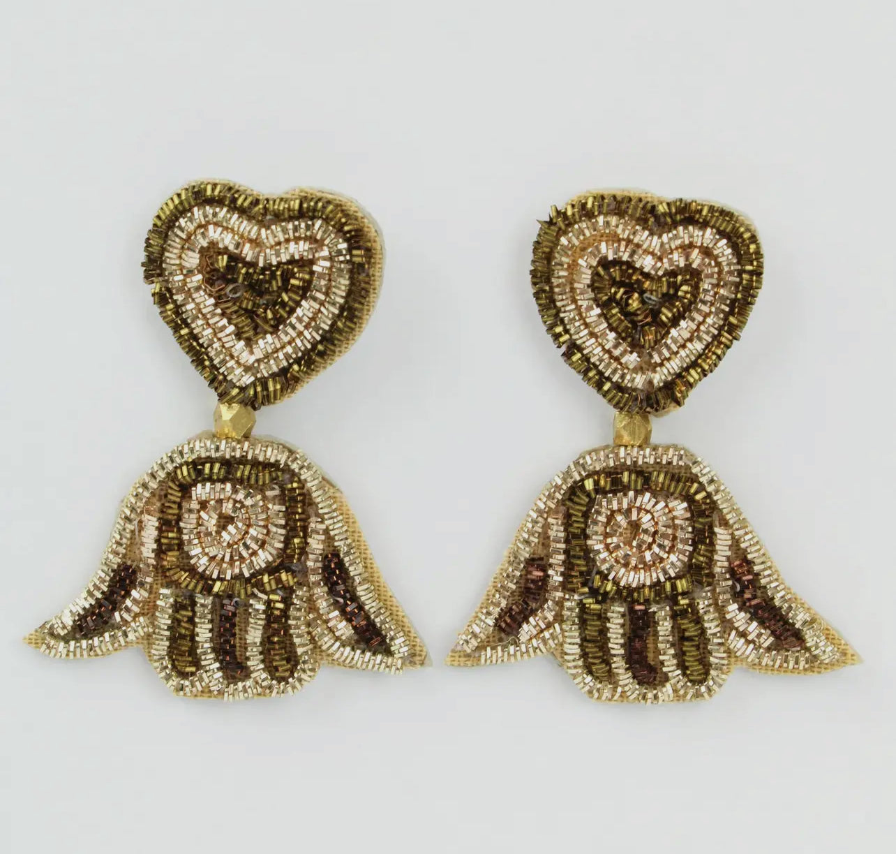 My Doris Mini Hamsa Earrings