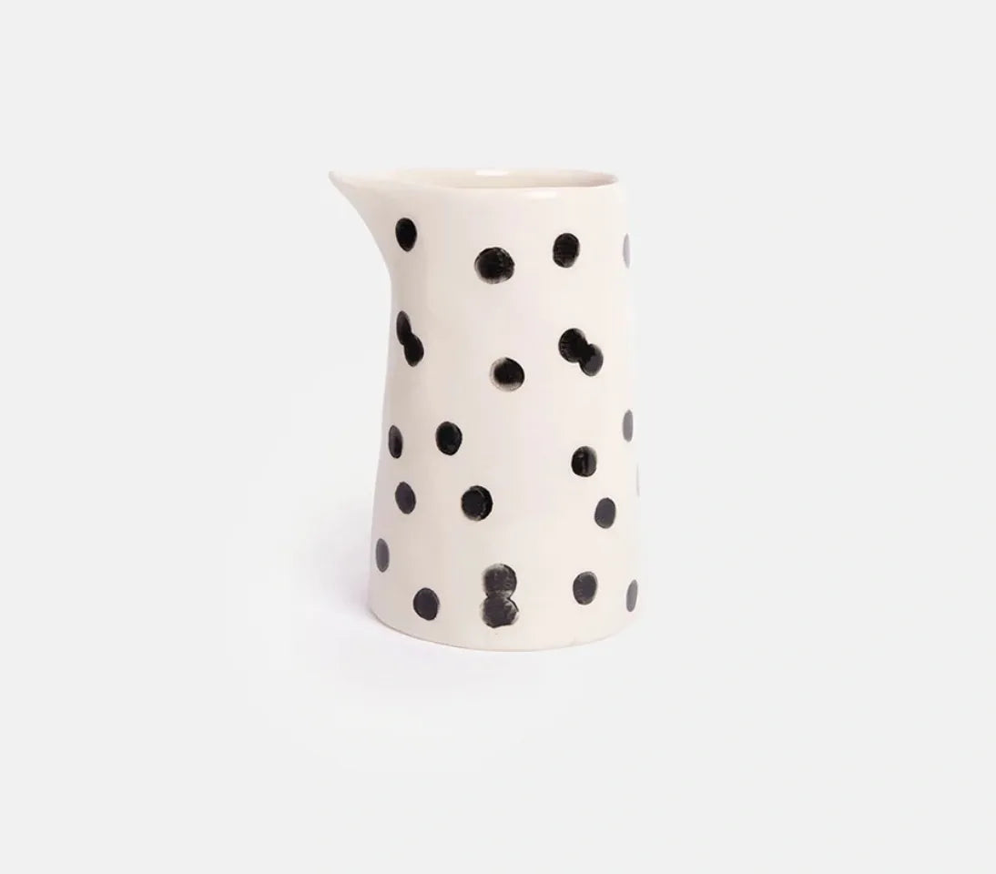 Caroline Gardner Mono Spotted Milk Jug