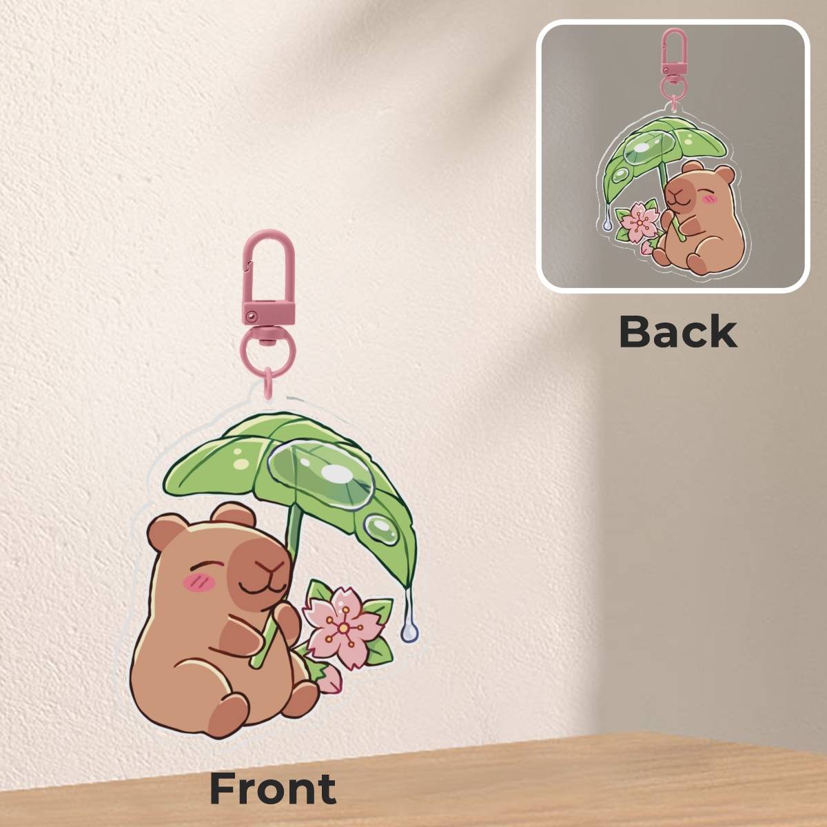Capybara Bag Charm - Happybara’s own design!