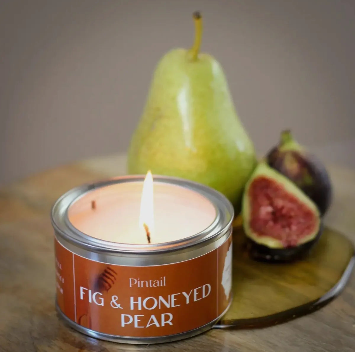 Fig and Honeyed Pear Paint Pot Candle