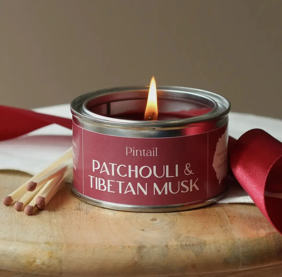 Pintail Candle - Patchuli & Tibetan Musk. 89ml