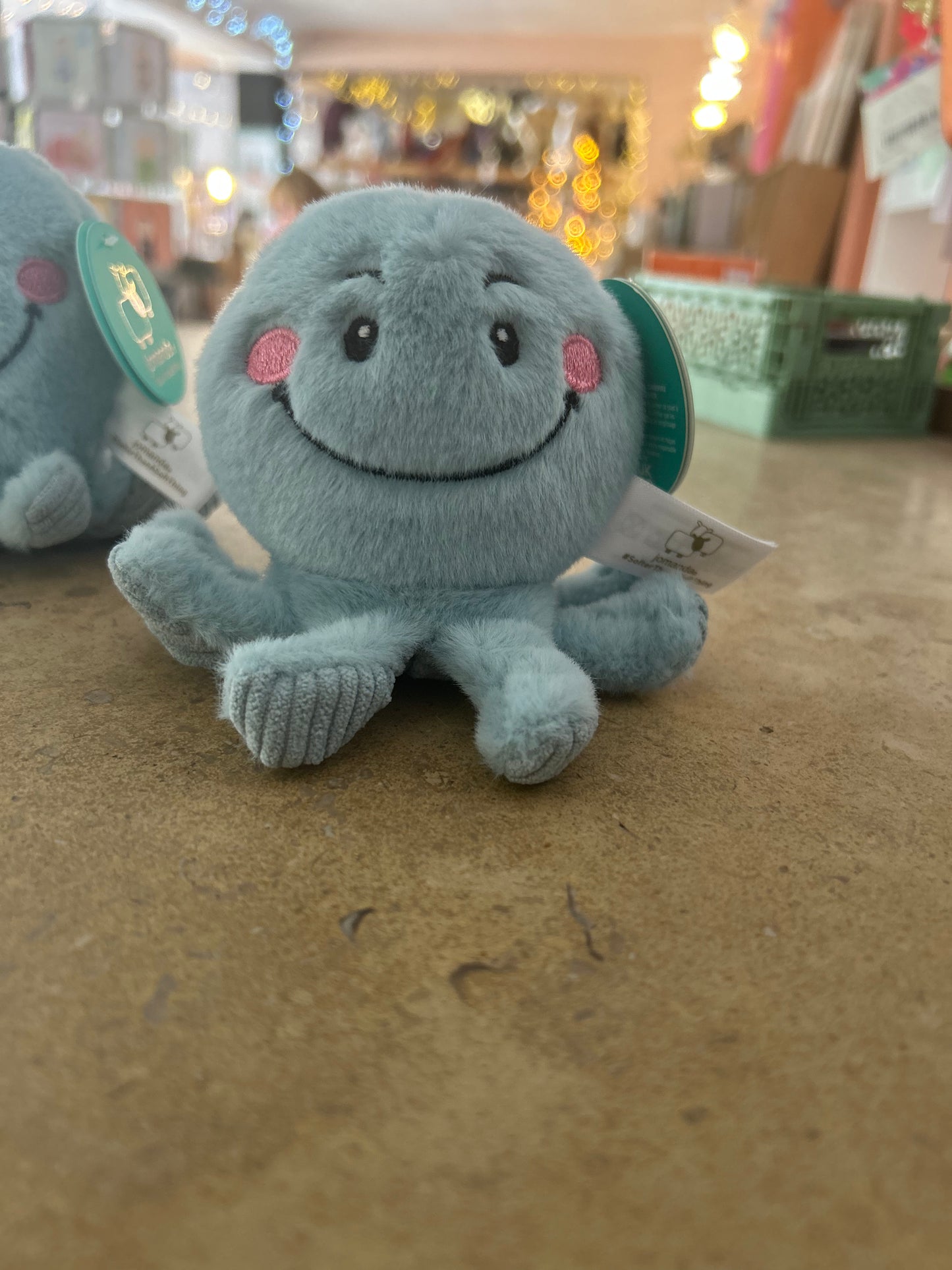 Blue Octopus Baby Plushie - 11cm