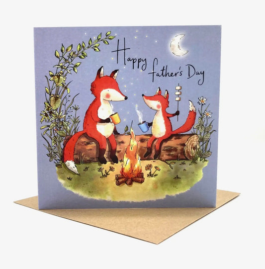 Happy Fathers Day Fox Card