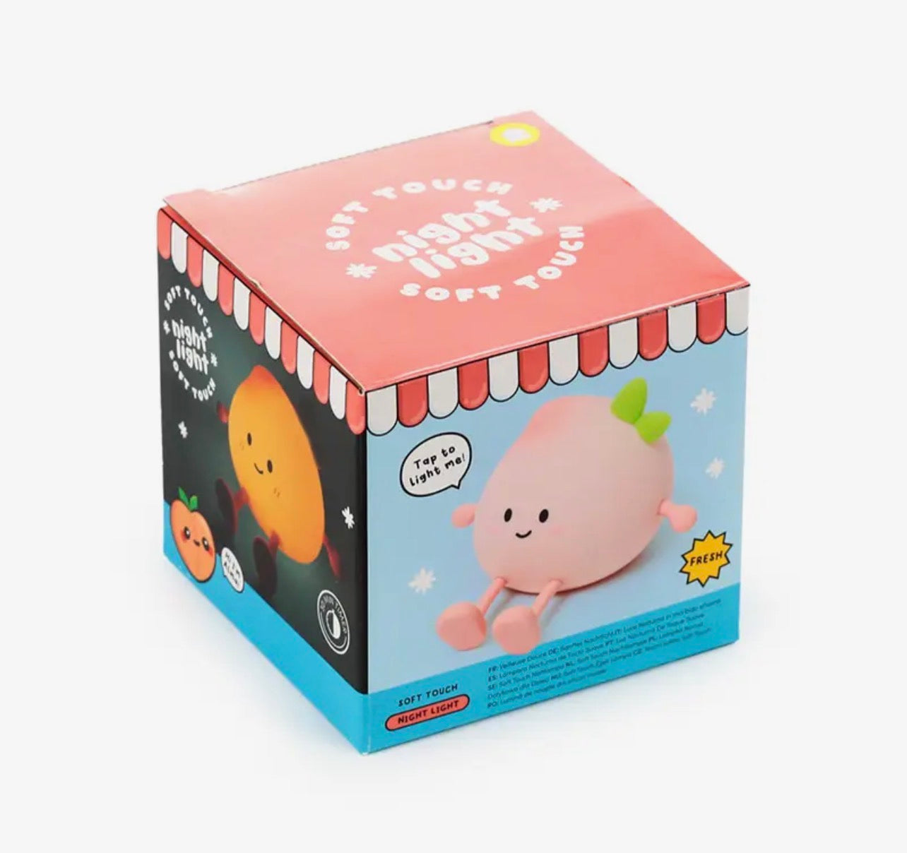 Foodiemals Peach LED Lamp & Phone Stand