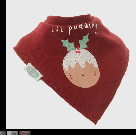 Lil pudding dribble bib