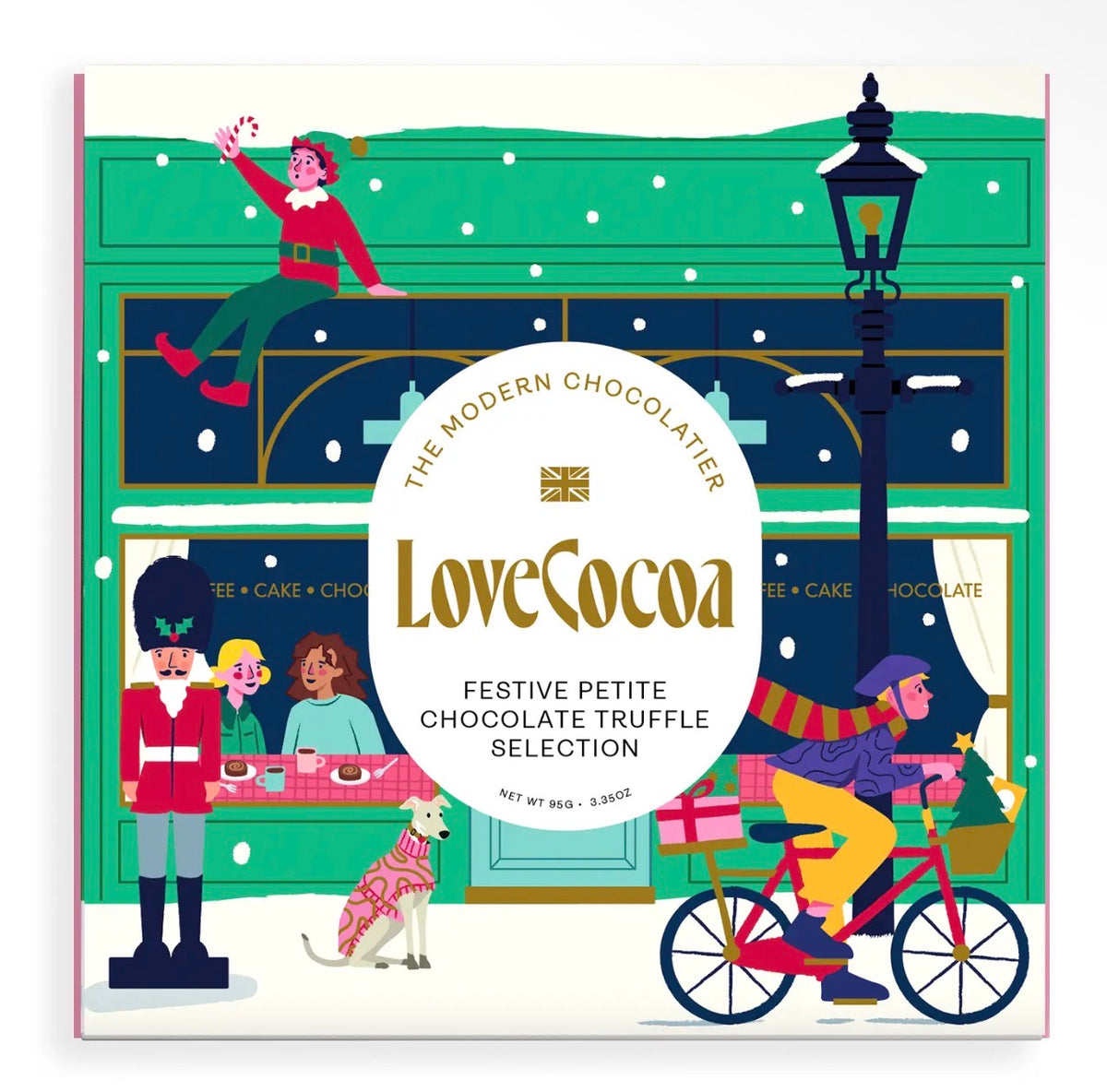 Love Cocoa Festive 9 Piece Christmas Chocolate Selection Box – 95g