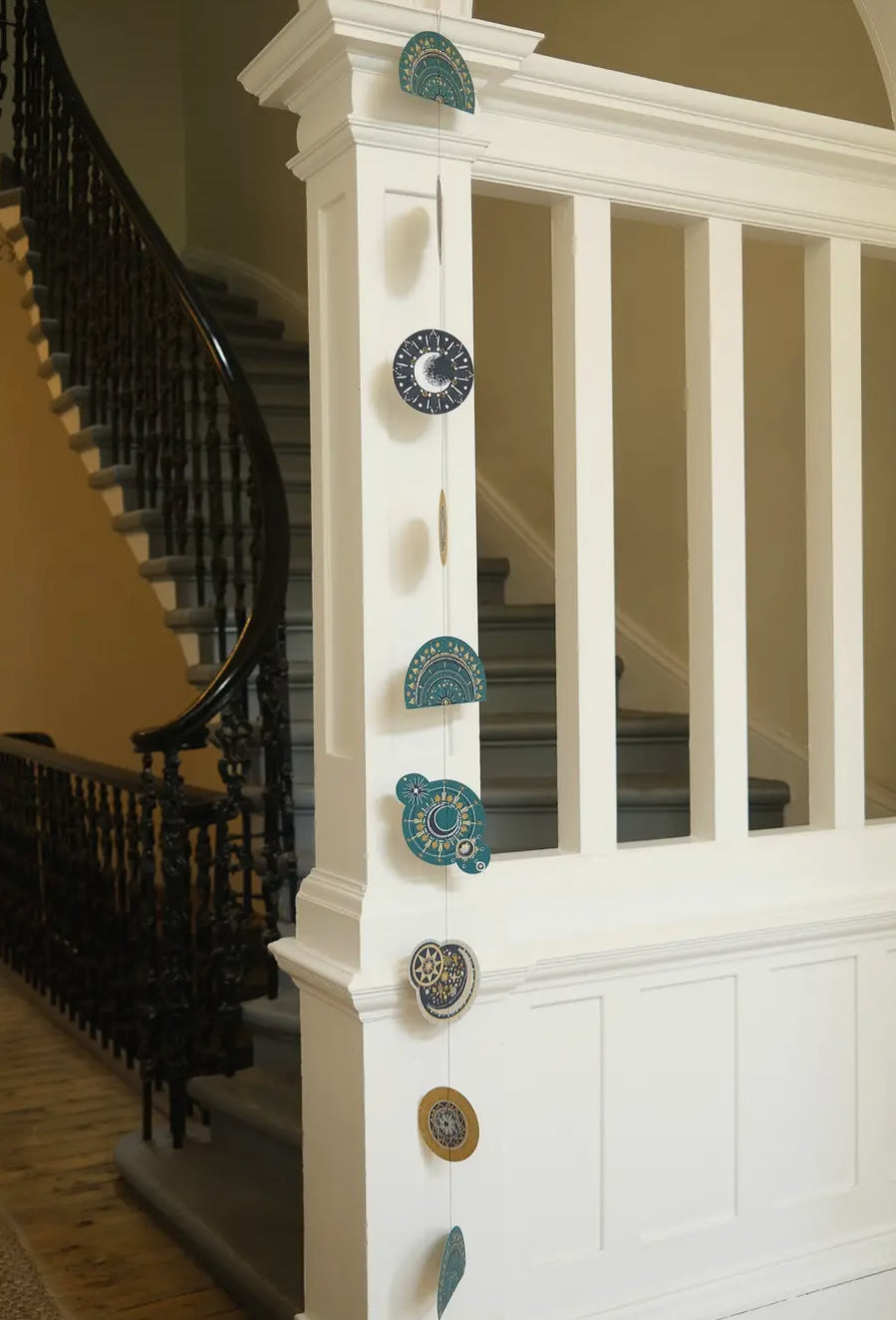 Vertical Hanging Paper Garland No.2 Celestial
