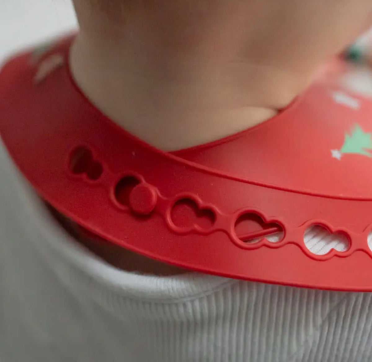 Christmas Reindeer Silicone Baby Bib