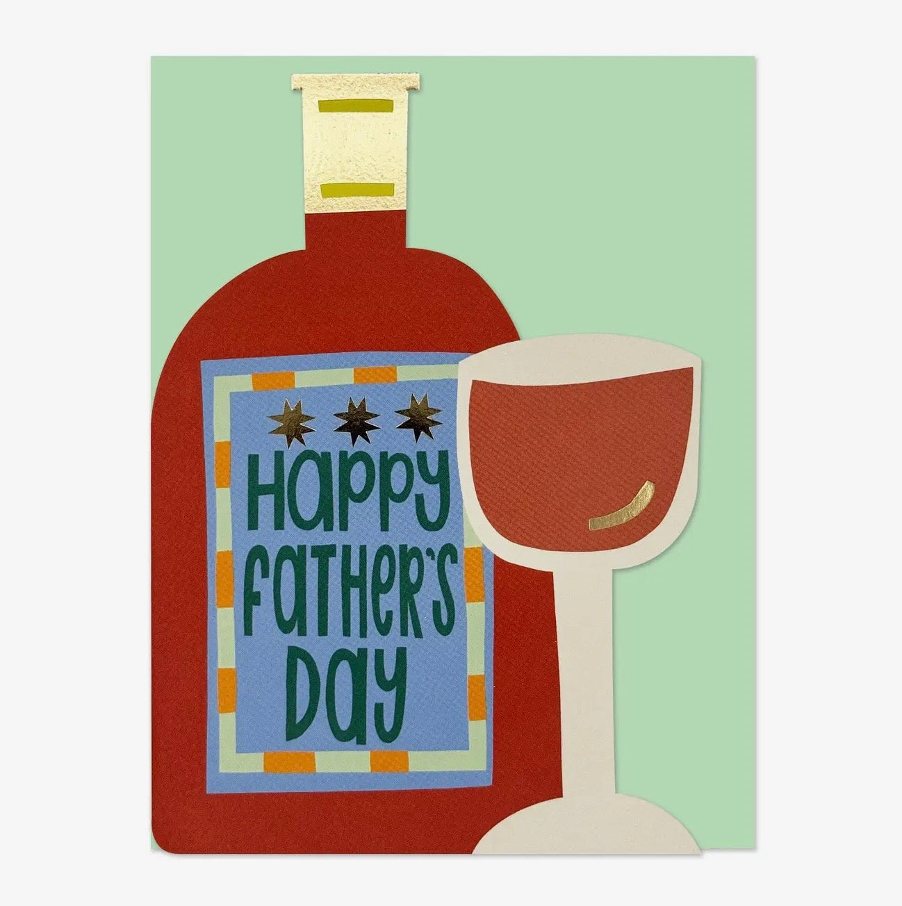 Happy Father’s Day Wine card