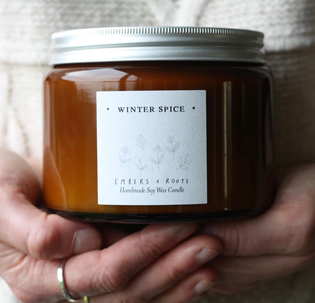 Winter Spice 3-Wick Soy Candle – Embers & Roots