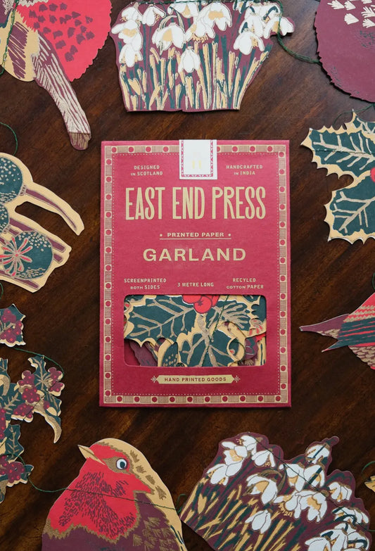 Printed Paper Garland No.11 Hedgerow