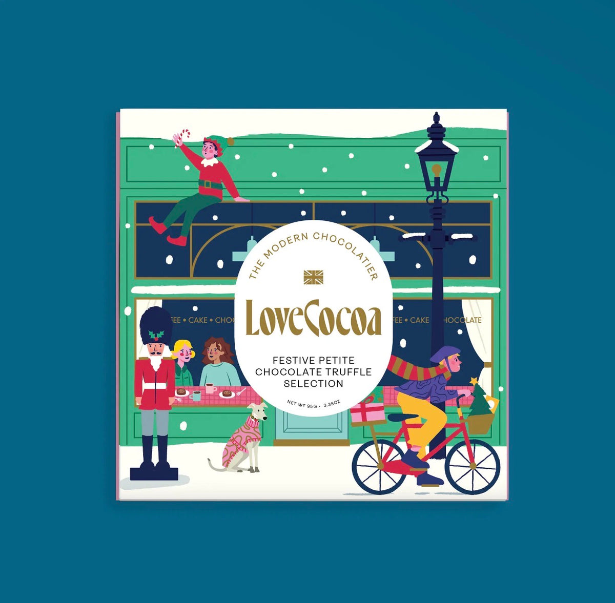 Love Cocoa Festive 9 Piece Christmas Chocolate Selection Box – 95g