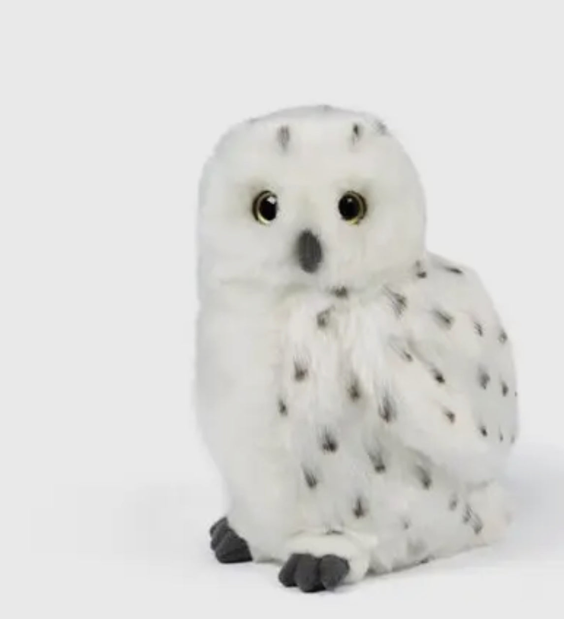 Living Nature medium Snow Owl Plushie Toy