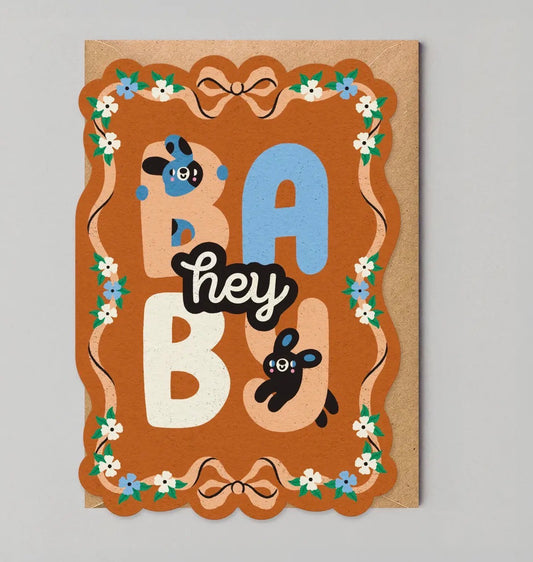 Hey Baby - New Baby Card