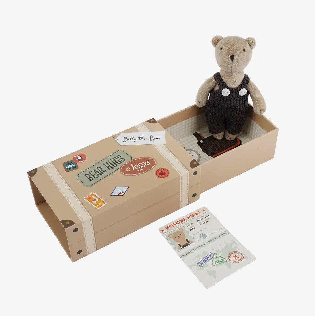 Billy Bear - Travelling boxed bear