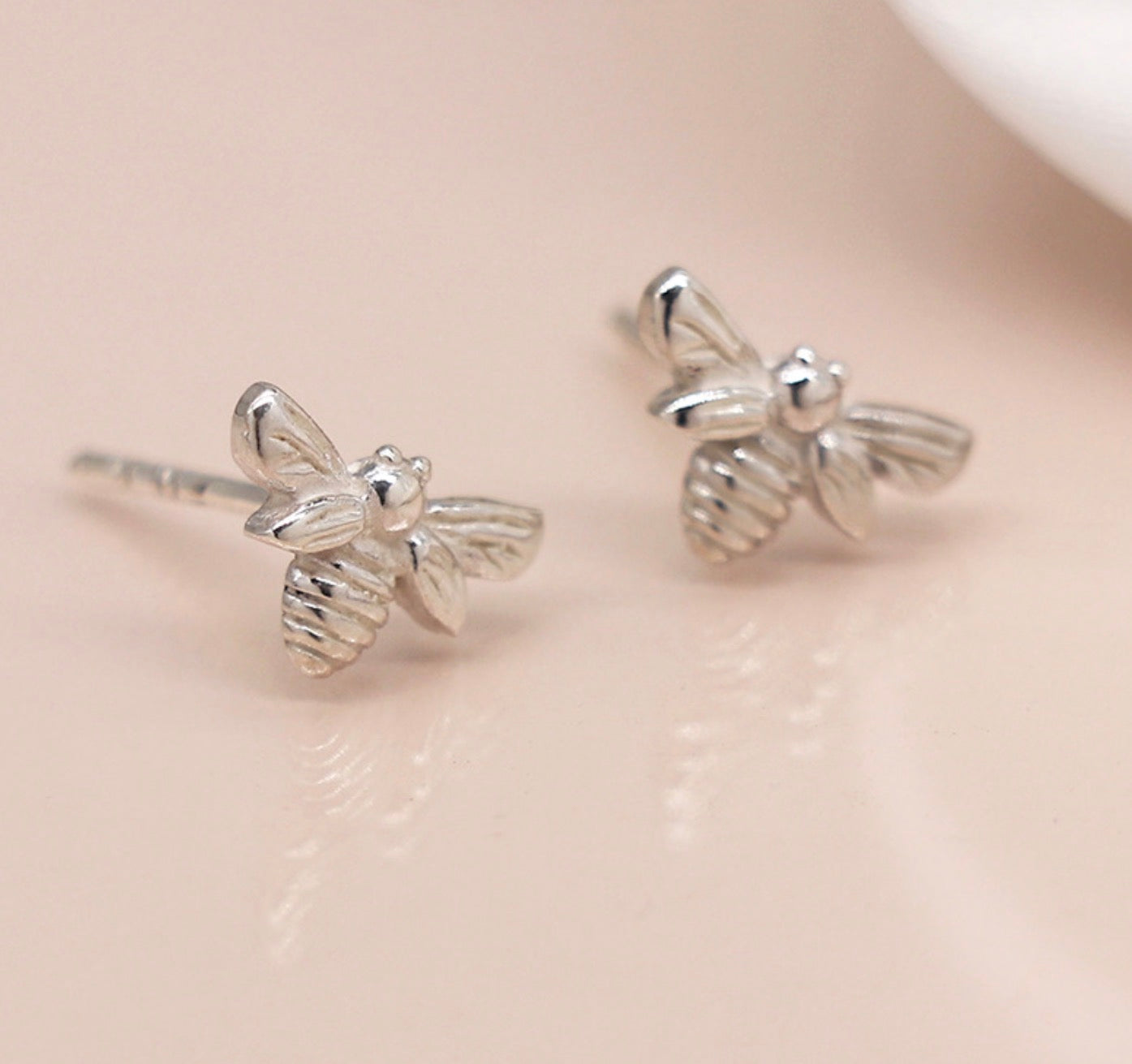 Sterling Silver Bee stud earrings