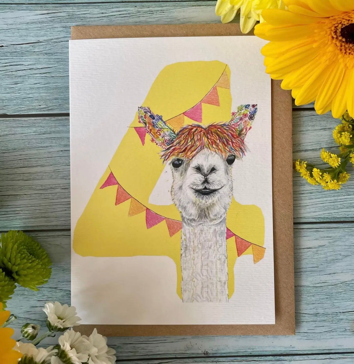 4 year old Llama Birthday - Jen Winnett