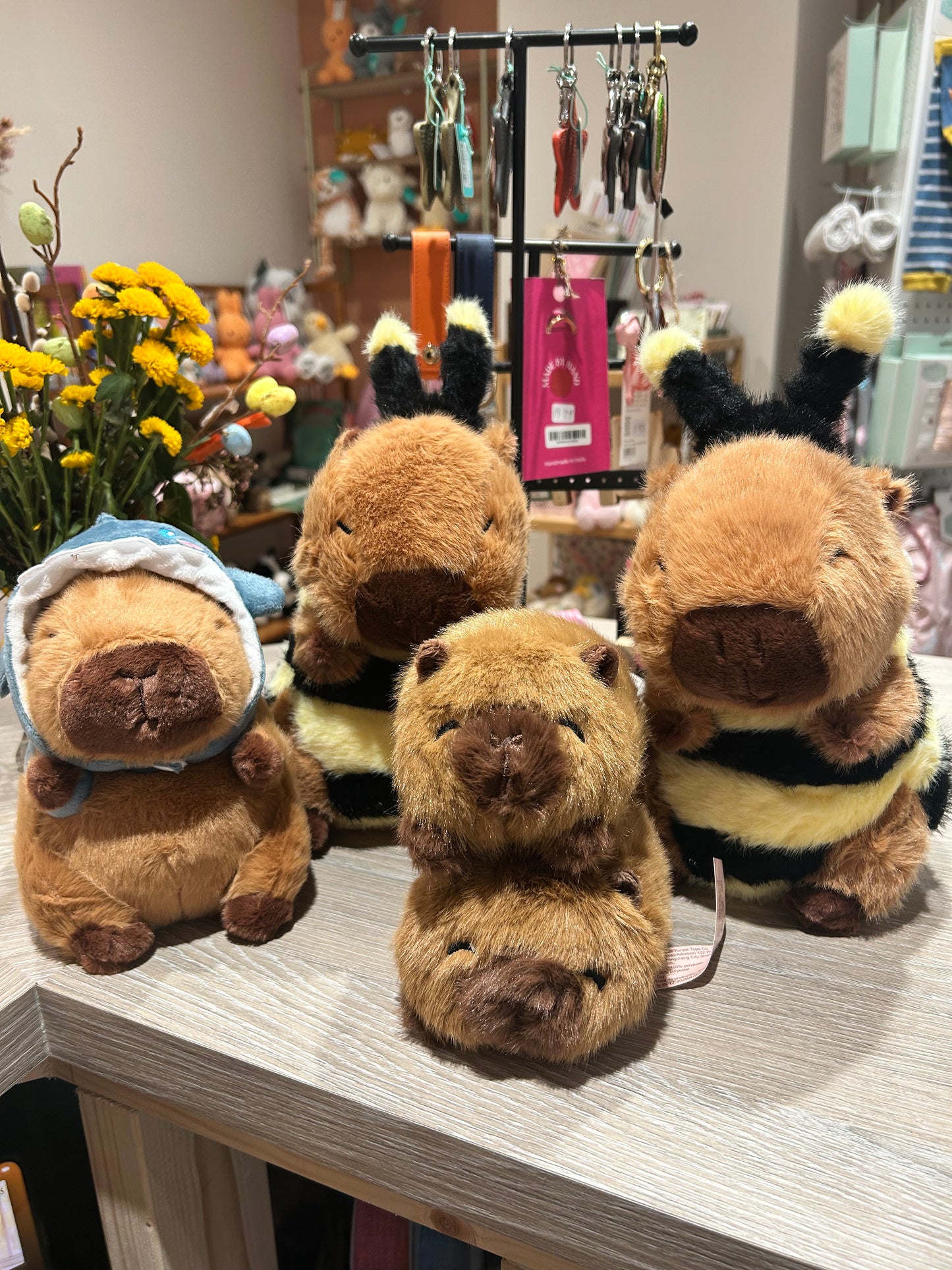 Capybara Bee Plushie - 30cm