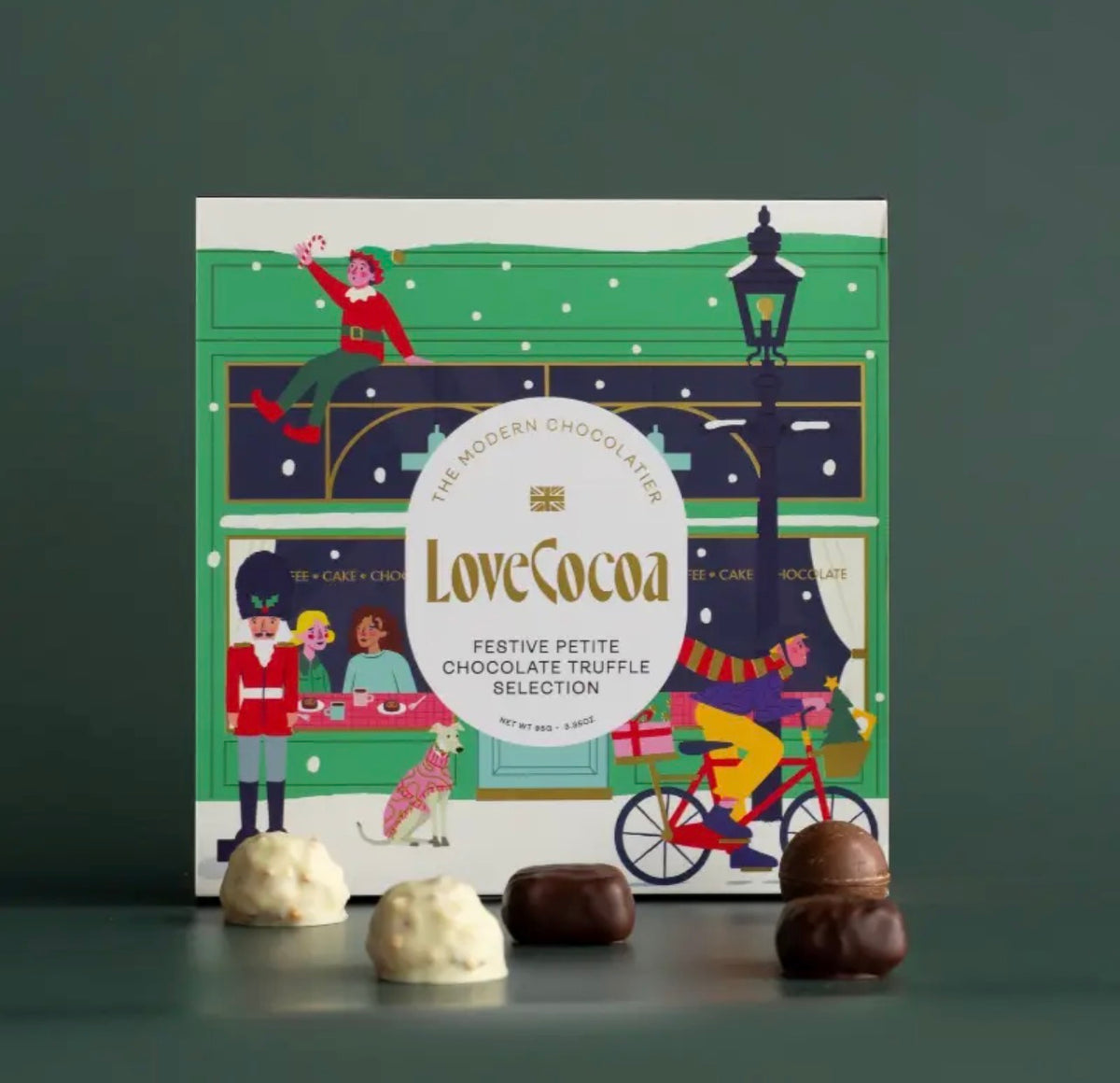 Love Cocoa Festive 9 Piece Christmas Chocolate Selection Box – 95g
