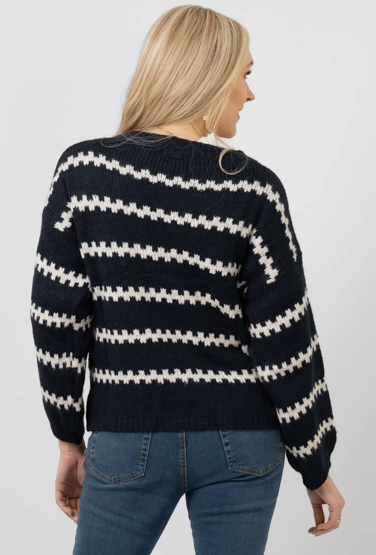 Kennedy Wool Mix Stripe Jumper