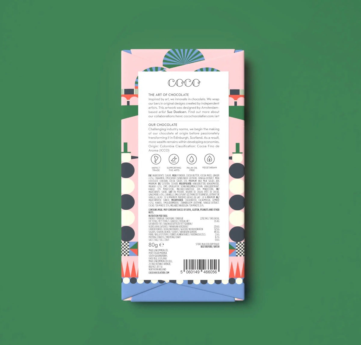 COCO Chocolatier Gingerbread Milk Chocolate – The Art of Chocolate