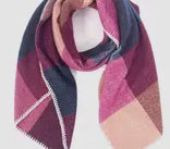 Green check Heavy weight Scarf