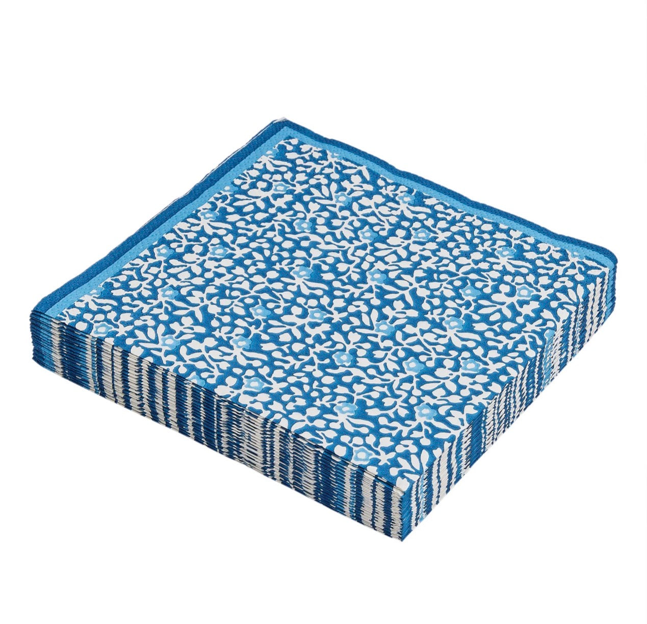 Land & Shore Bud Blue paper napkins