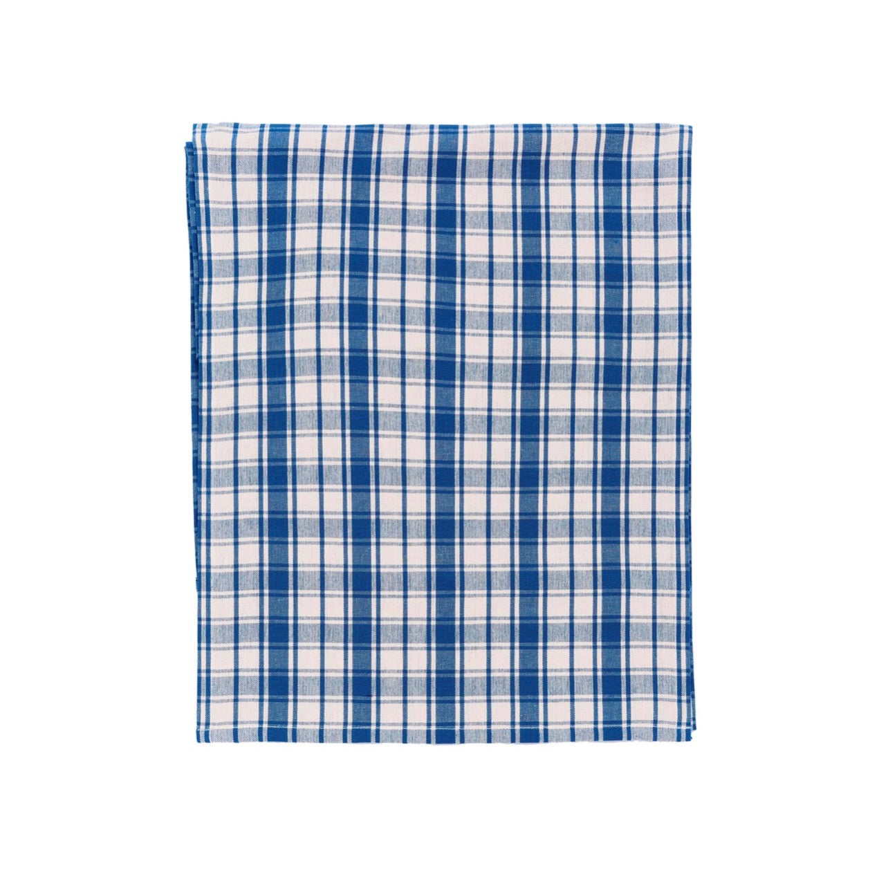 Land & Shore Blue Check Table Runner