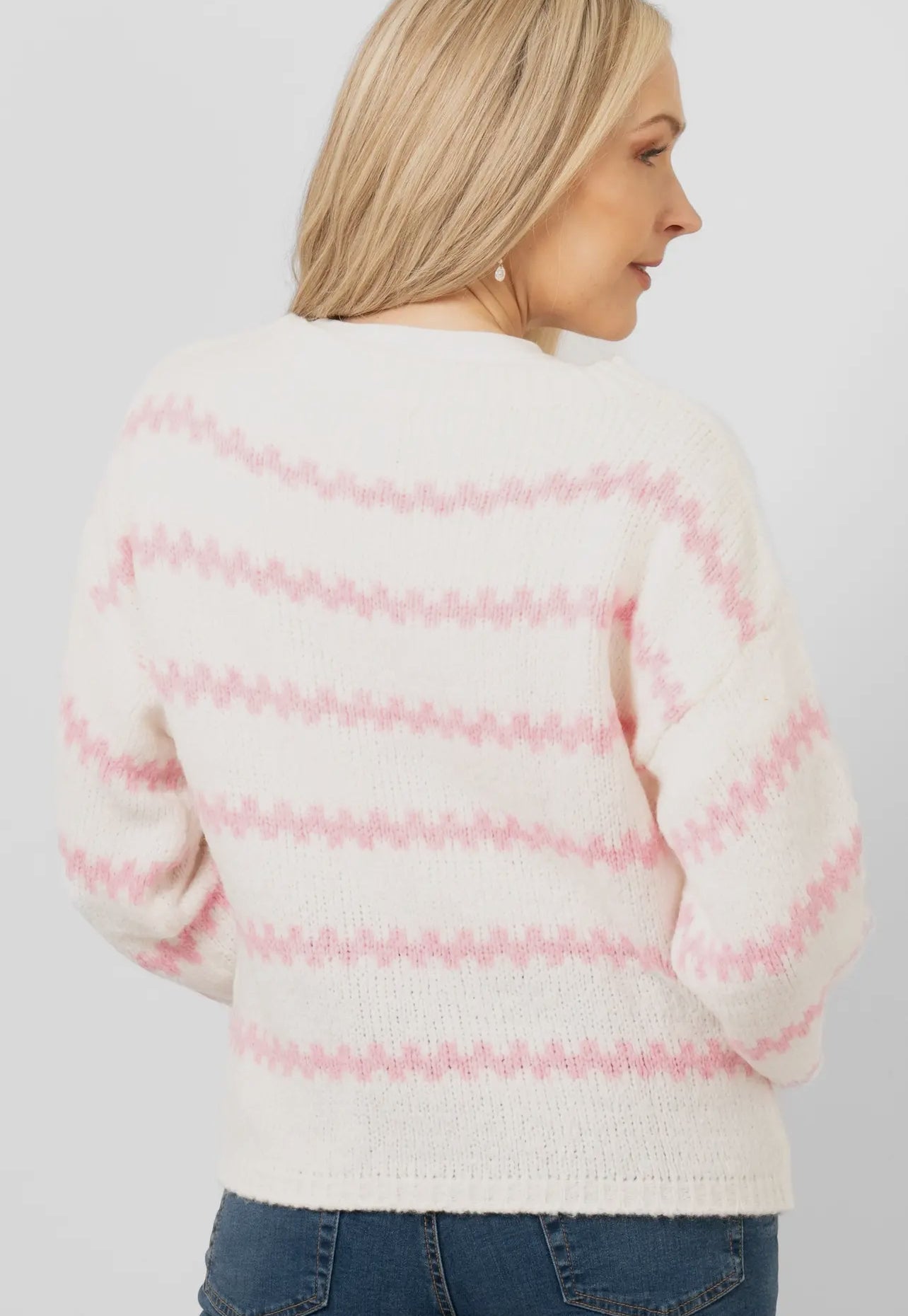Kennedy Wool Mix Stripe Jumper