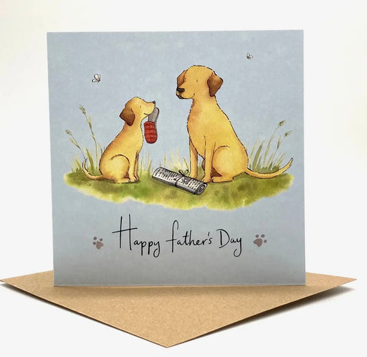 Happy Fathers Day Dog Card