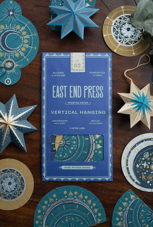 Vertical Hanging Paper Garland No.2 Celestial