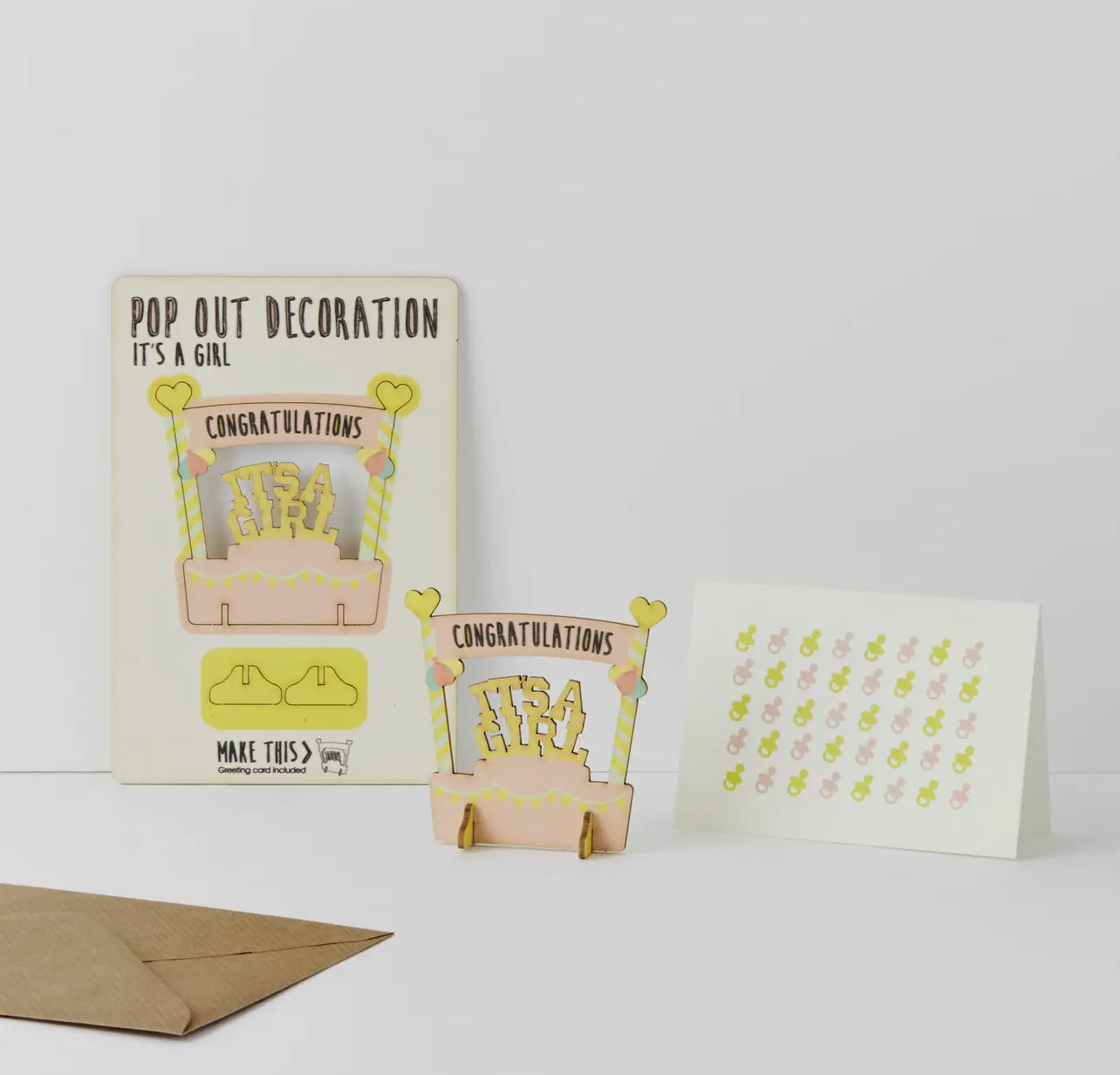 Pop Out Card - It’s a Girl