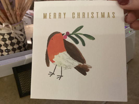 Multipack Charity Christmas Cards - Robin and Traveling home for Christmas