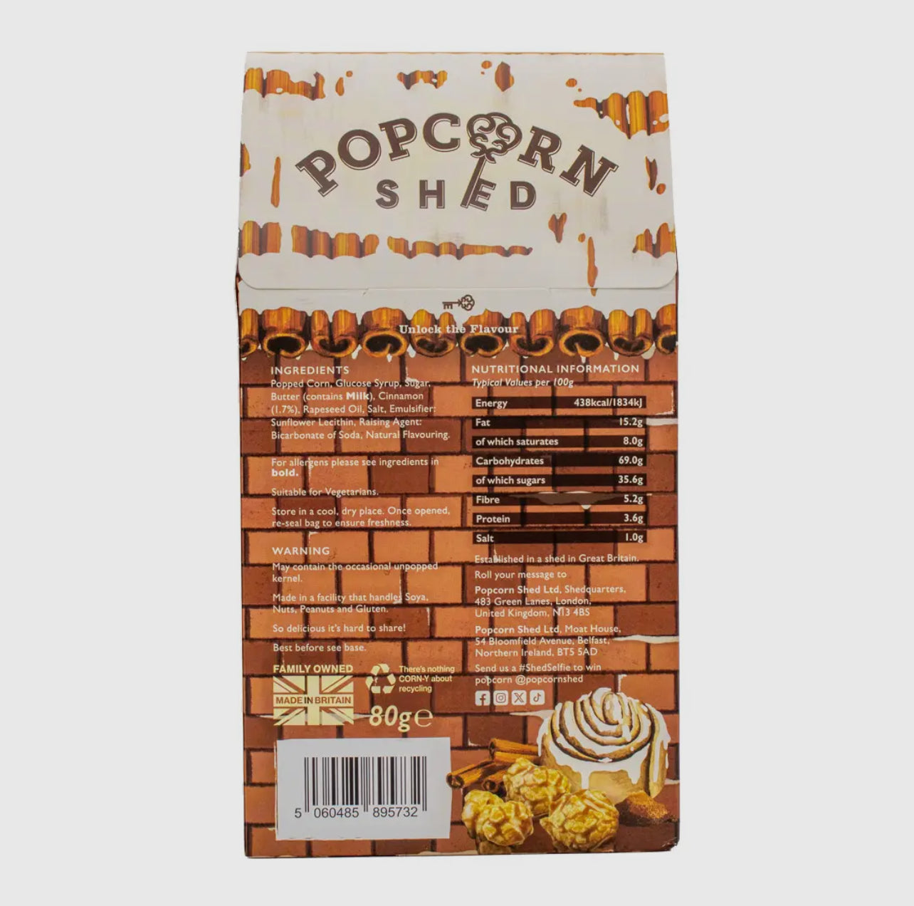 Cinnamon Roll Luxury PopCorn