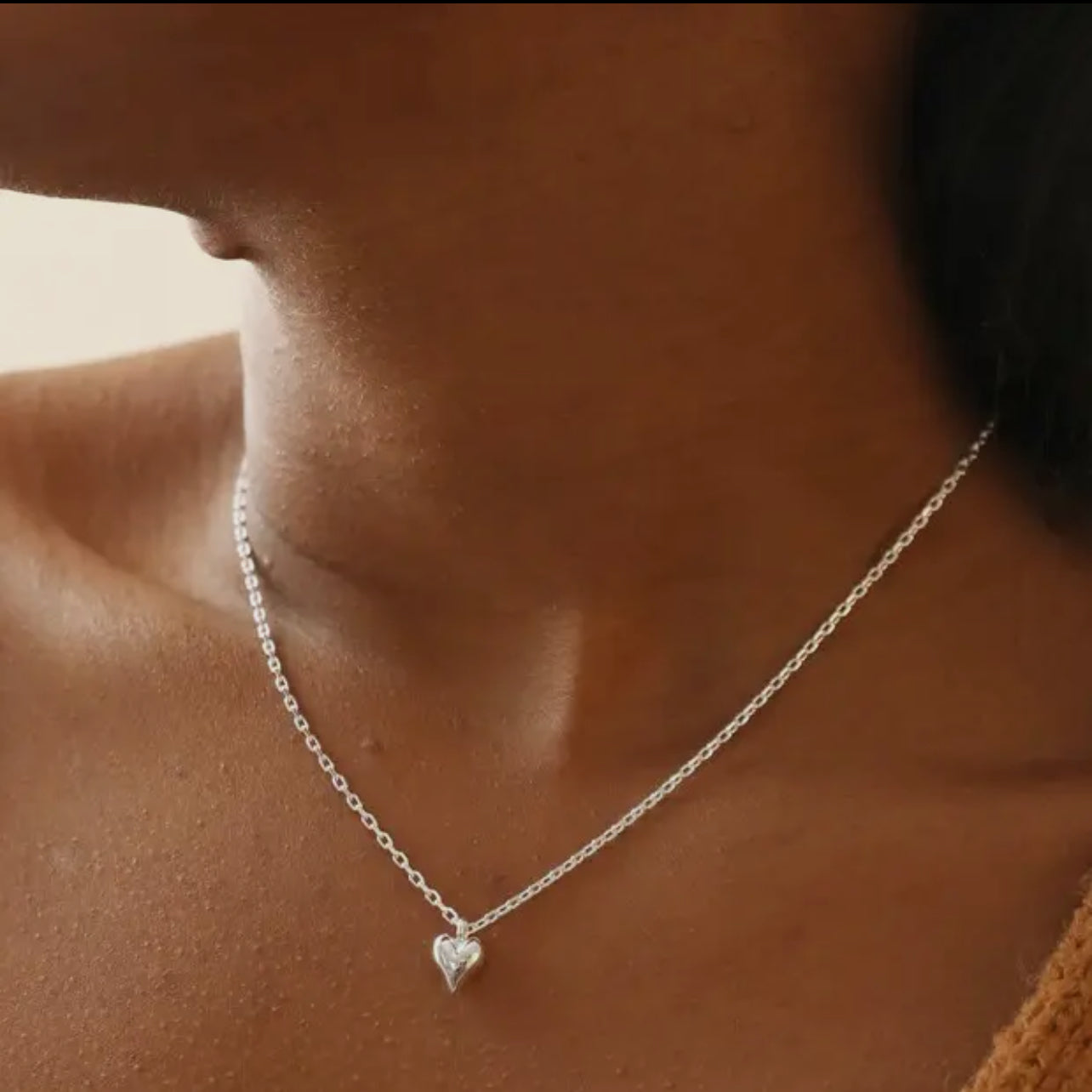 Silver Tiny Heart Pendent