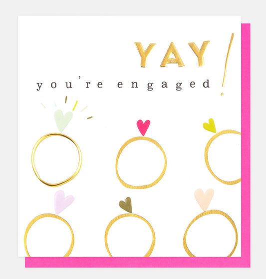 Engagement Card - Yay Your Engaged!