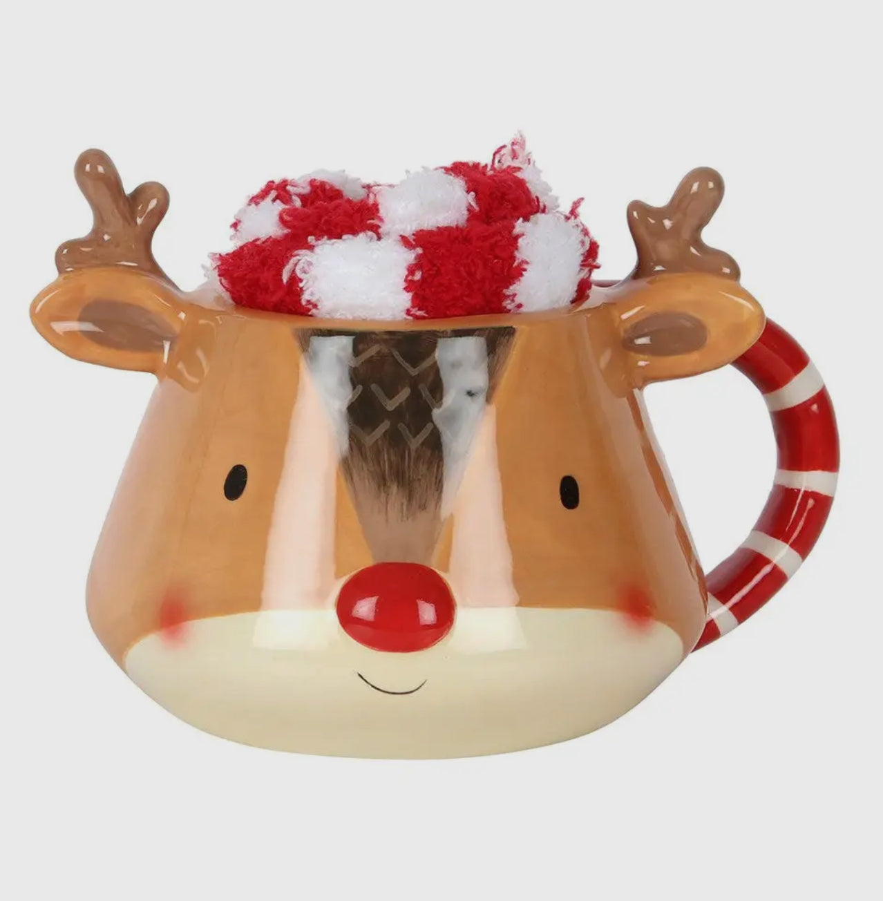 Christmas Mug & Sock Set - Reindeer