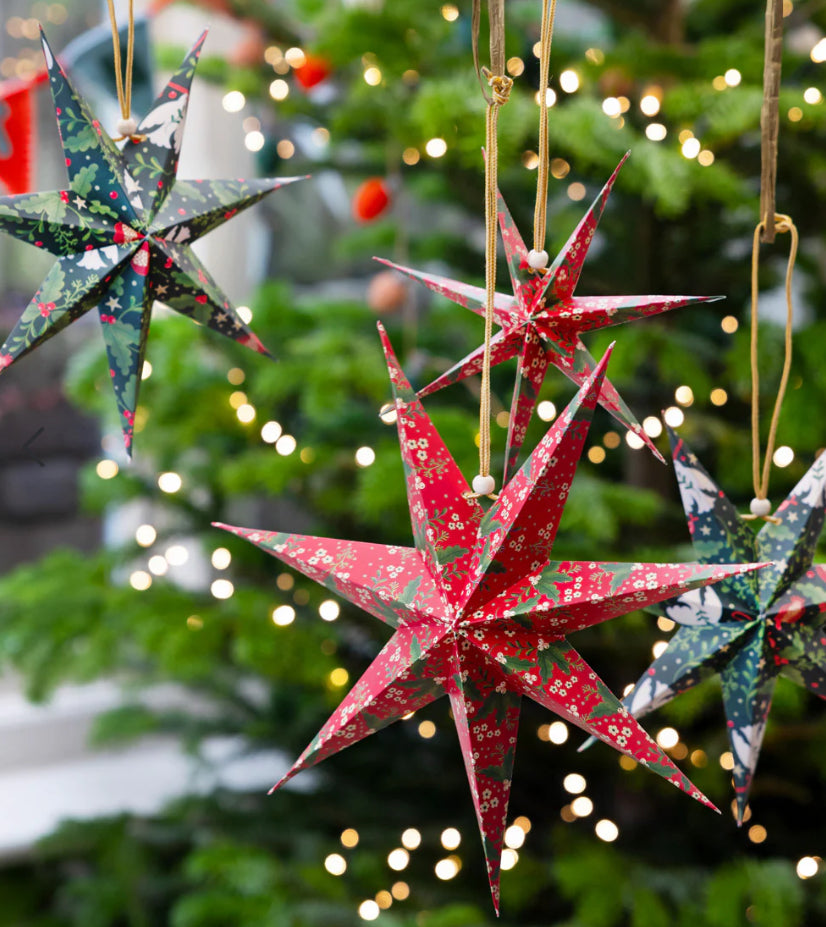 Paper Star Christmas Decorations
