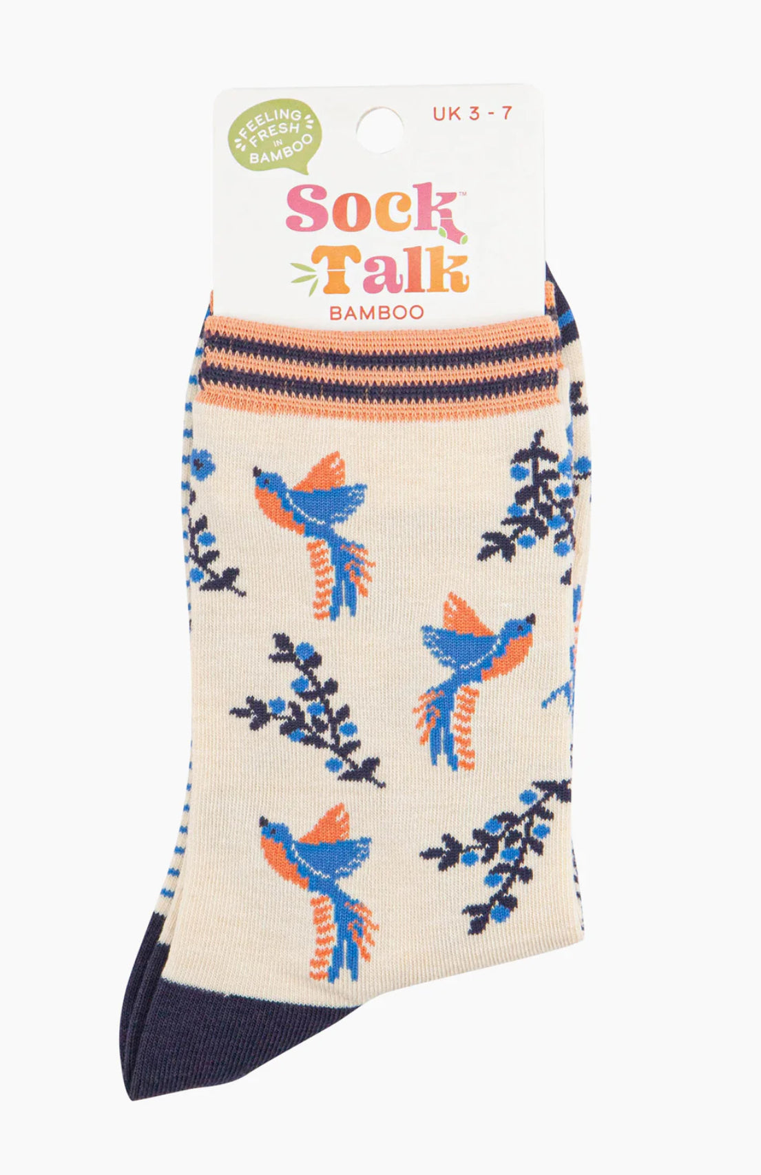 Ladies Bamboo Socks - Hummingbirds