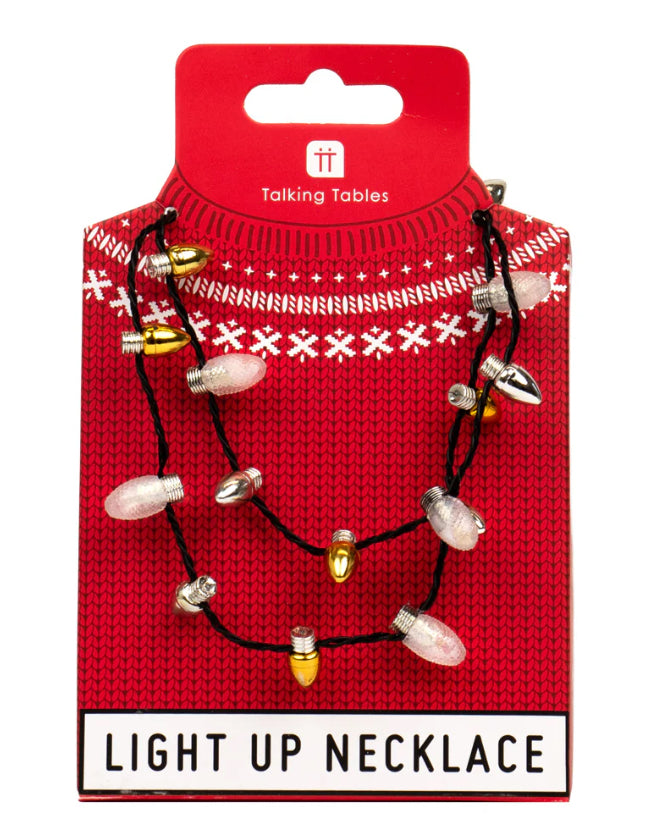 Christmas LED light up Necklace