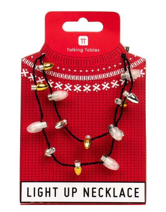 Christmas LED light up Necklace