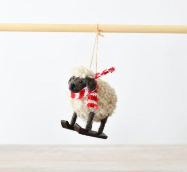 Christmas Decoration - Woollen Sheep