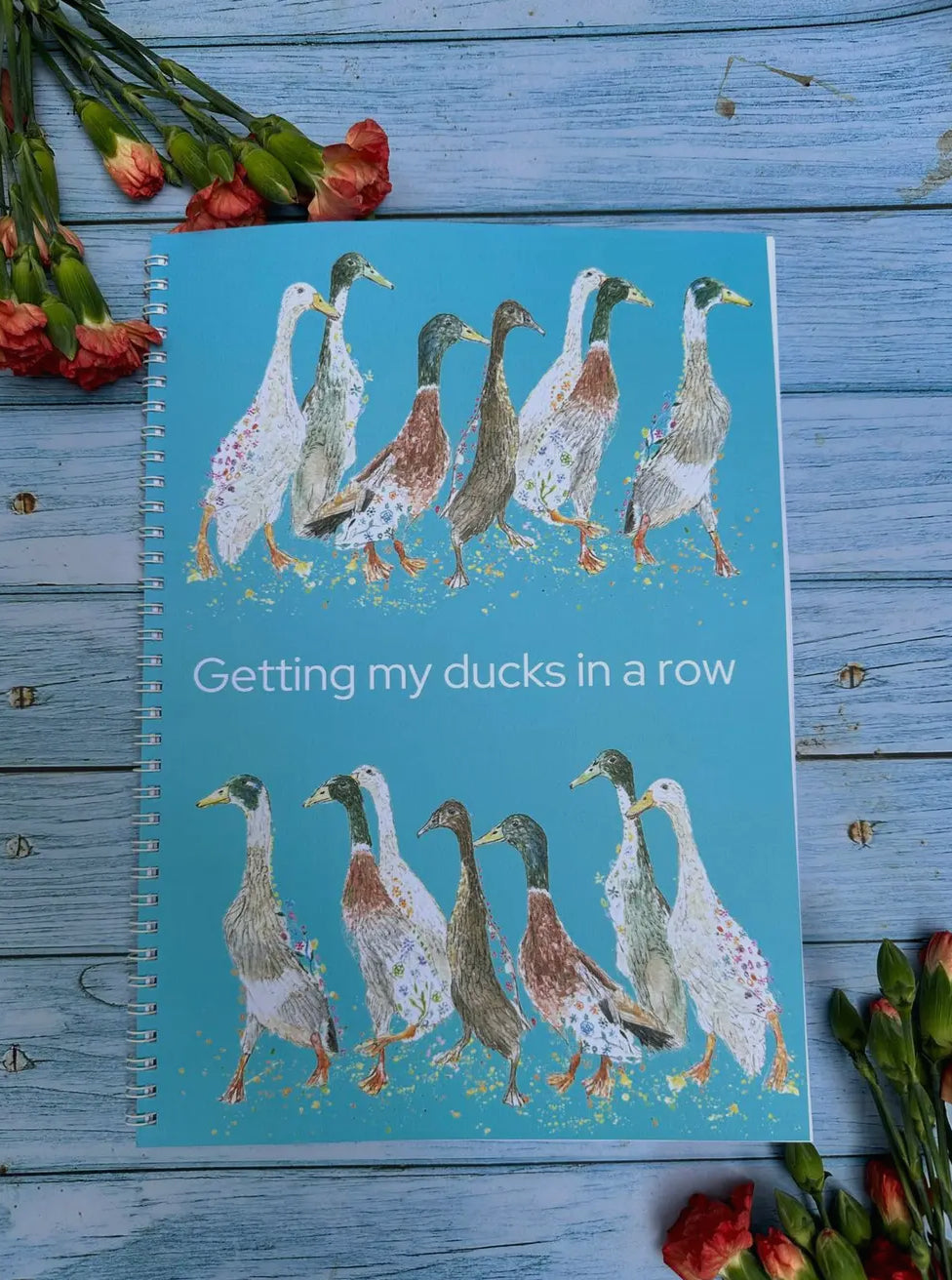 A4 Note Book/ sketch pad - eco art animal design