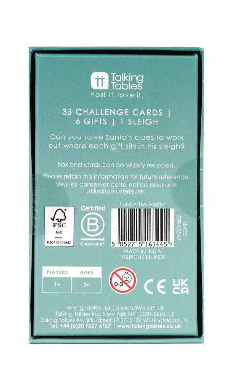 Christmas Table Game - Agent Santa