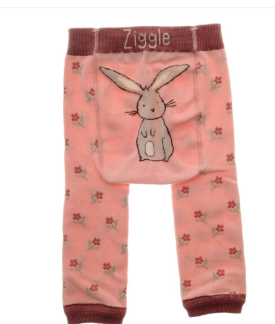 Pink Bunny Leggings and Socks 6 - 12 months