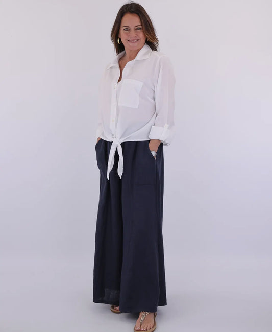 Lilly - Cotton Tie Shirt