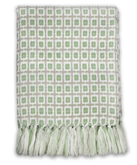 Anni Soft Blanket in Sage Green - 125 x 150cm