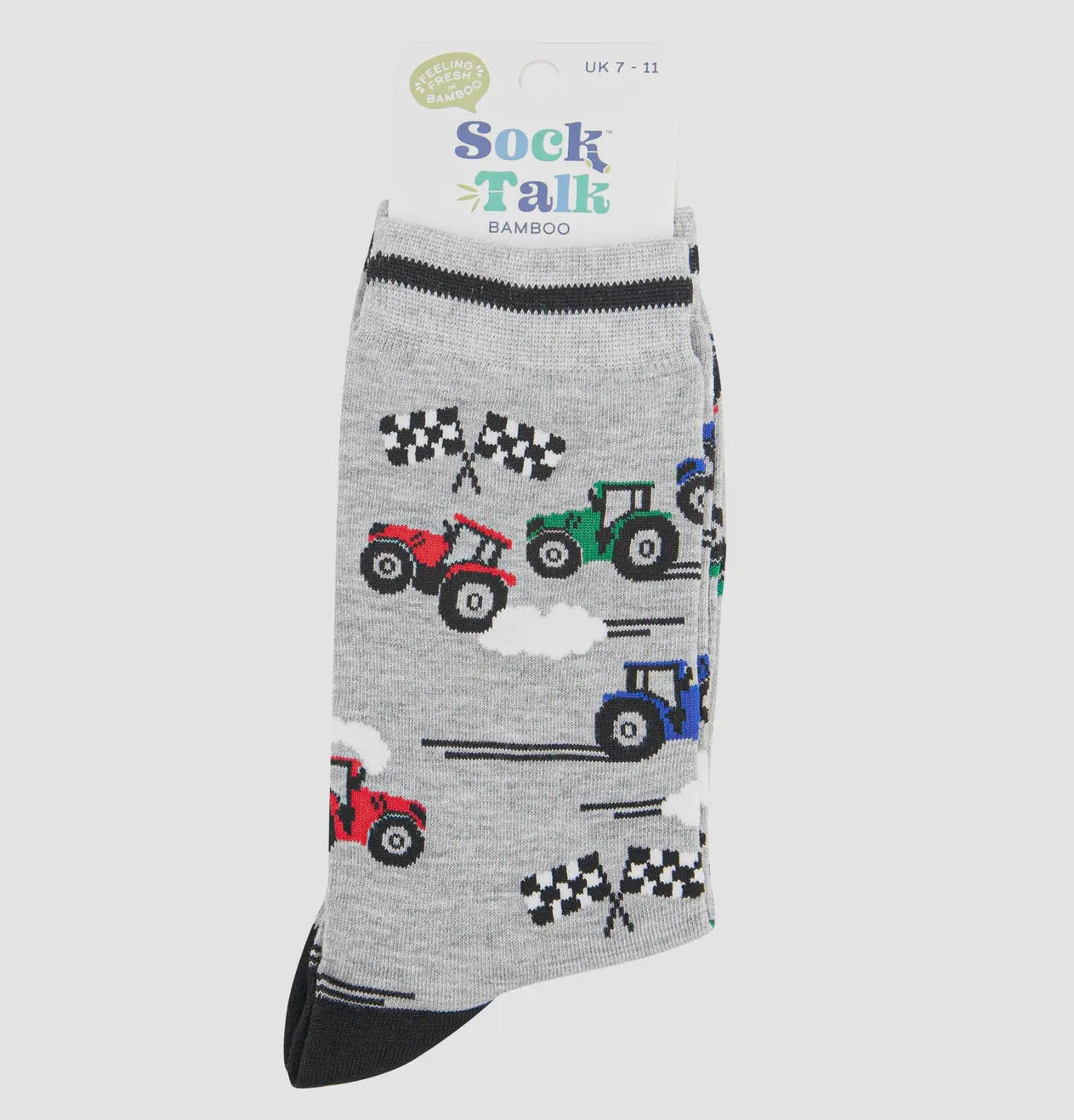 Men’s Bamboo Socks - Racing Tractors